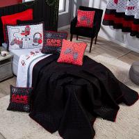 Kit Cobre Leito Game Streamer VermelhoCasal Padrão 07 Peças - 6