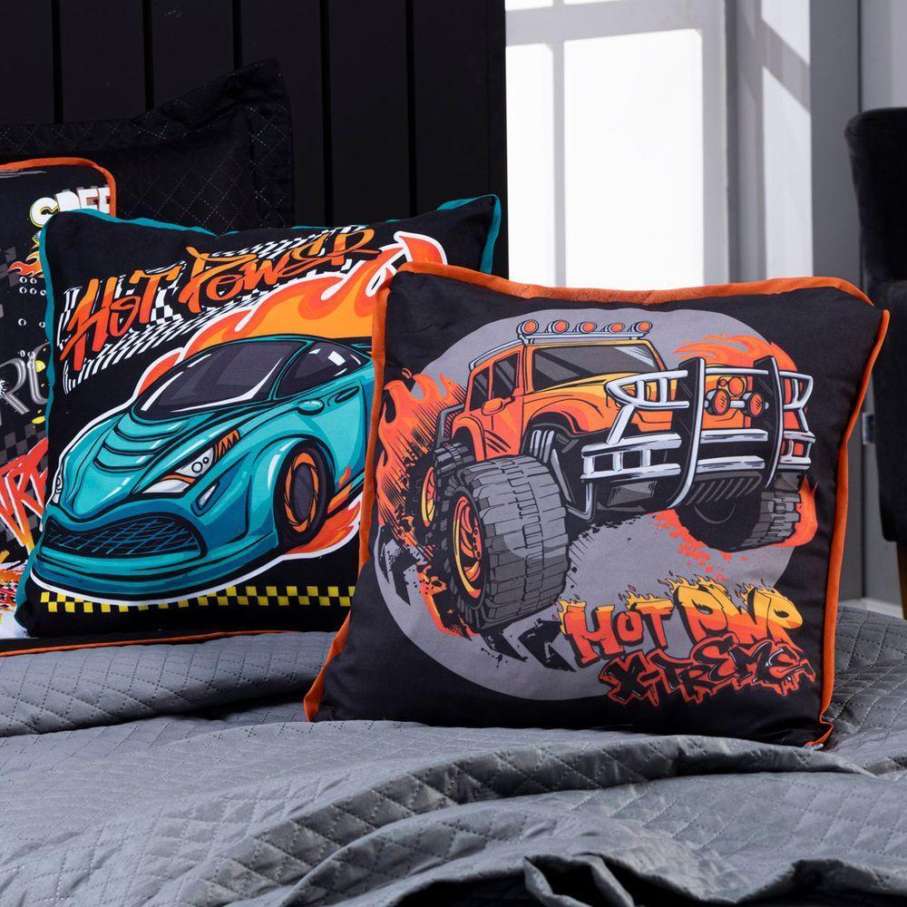 Kit Cobre Leito Speed Car Dupla Face Solteiro 05 Peças - 2