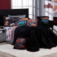 Kit Cobre Leito Speed Car Dupla Face Casal Padrão 07 Peças - 9