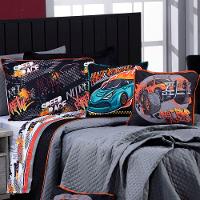 Kit Cobre Leito Speed Car Dupla Face Queen 07 Peças - 3