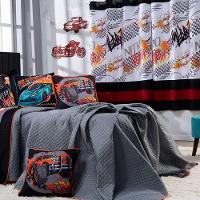 Kit Cobre Leito Speed Car Dupla Face Queen 07 Peças