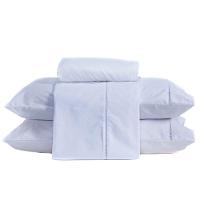 Jogo De Cama Solteiro 03 Peças 200 Fios Cor Branco - 1