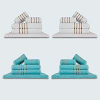 Jogo De Toalhas 20 Pçs Coleção Dubai 100% Algodão Br+vd - 1