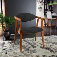 Kit 02 Poltronas Decorativa Para Sala De Estar E Recepção Cecília L02 Bouclê Preto - 5