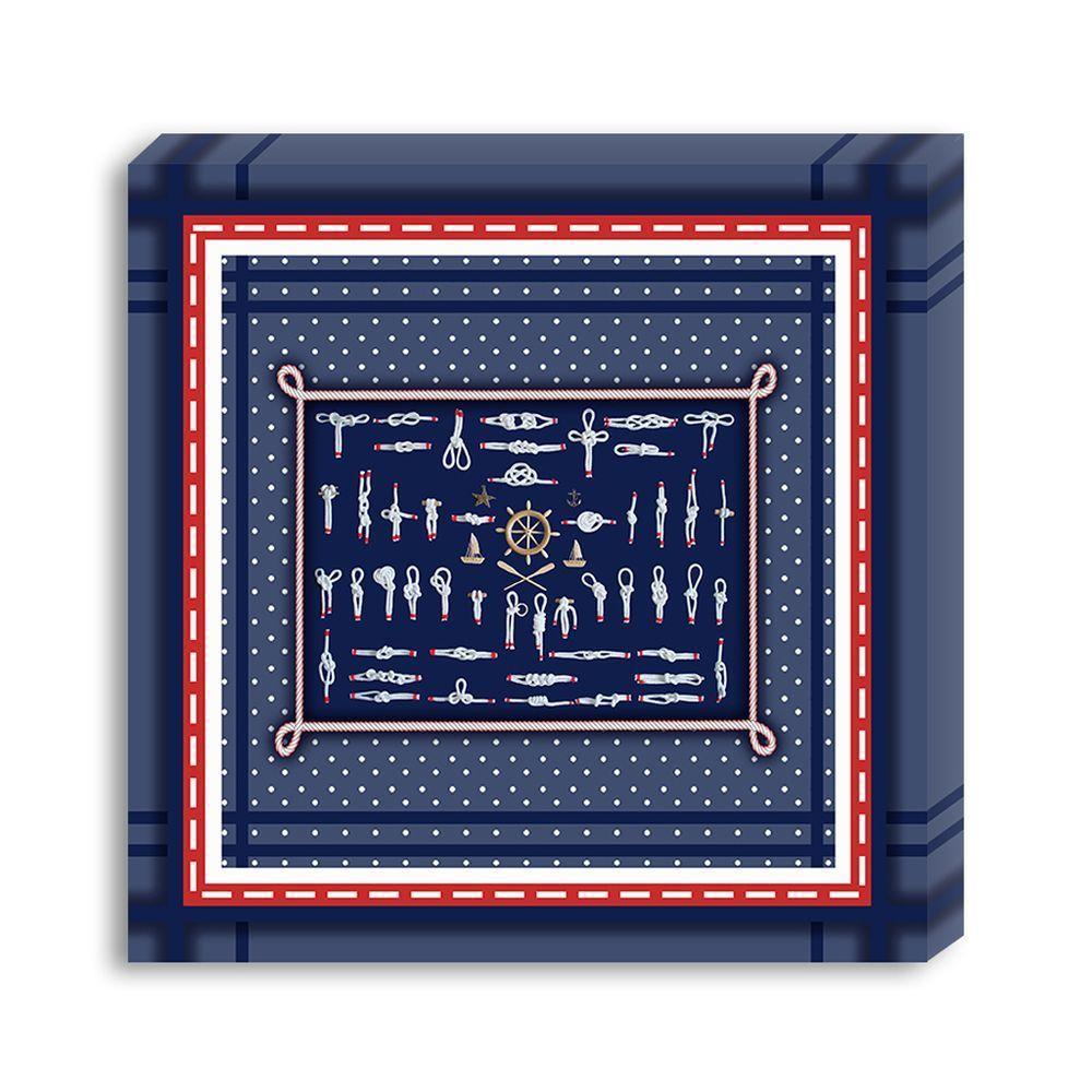 Conjunto Kit Com 3 Quadros Náuticos Decorativos Linha Náutica Marinheiro Mar 6 - 6