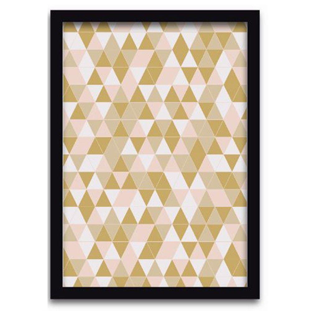 Conjunto Quadros Decorativos 3 pçs 20x30 Formas Geométricas - 8