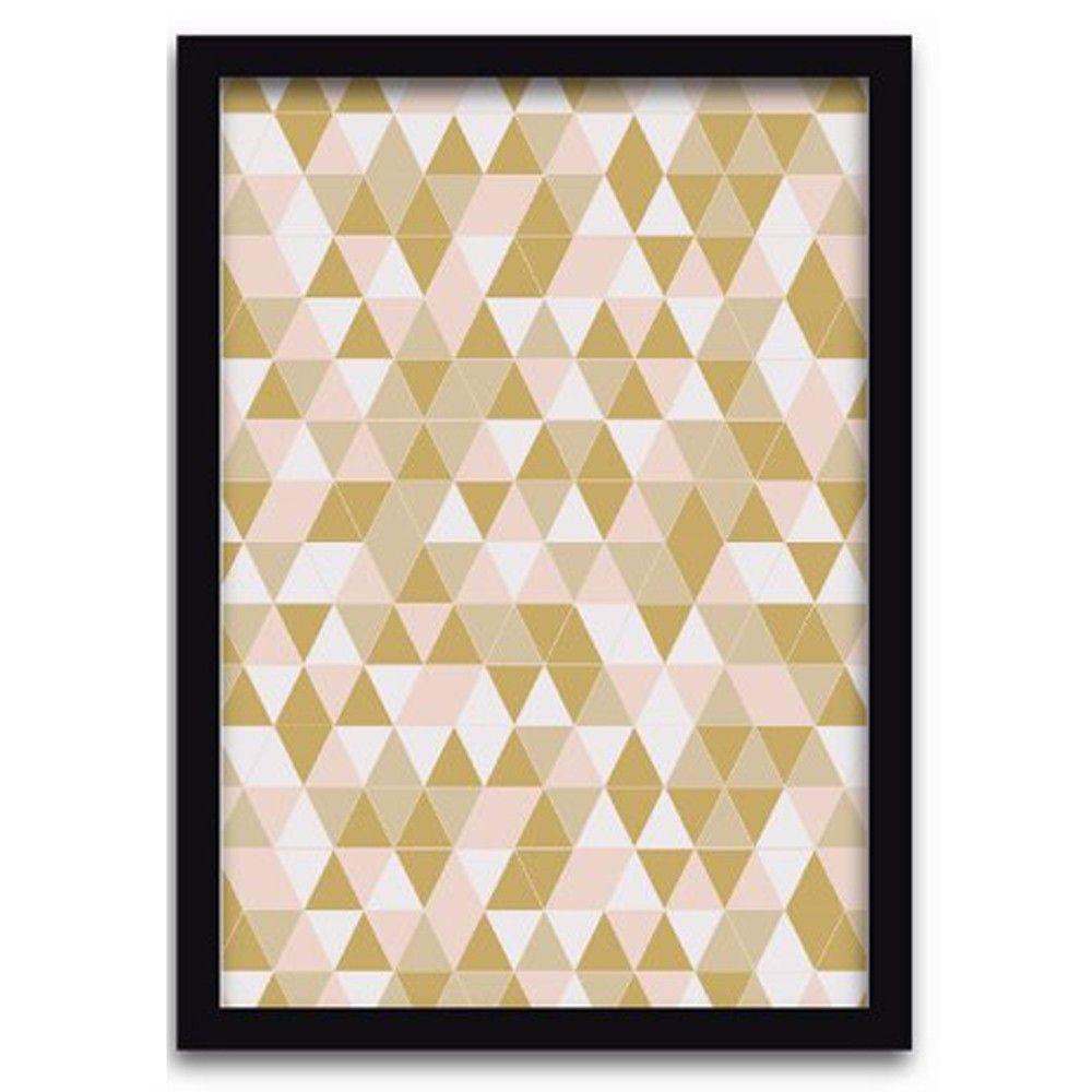 Conjunto Quadros Decorativos 3 pçs 20x30 Formas Geométricas - 9