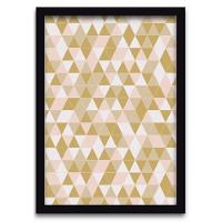 Conjunto Quadros Decorativos 3 pçs 20x30 Formas Geométricas - 9