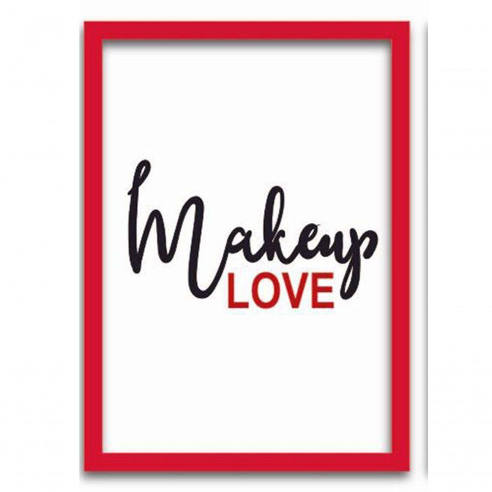 Conjunto Quadros Decorativos 3 peças MDF 20x30 Makeup - 6