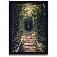 Conjunto Quadros Decorativos 2 peças MDF 20x30 Trem bala - 6