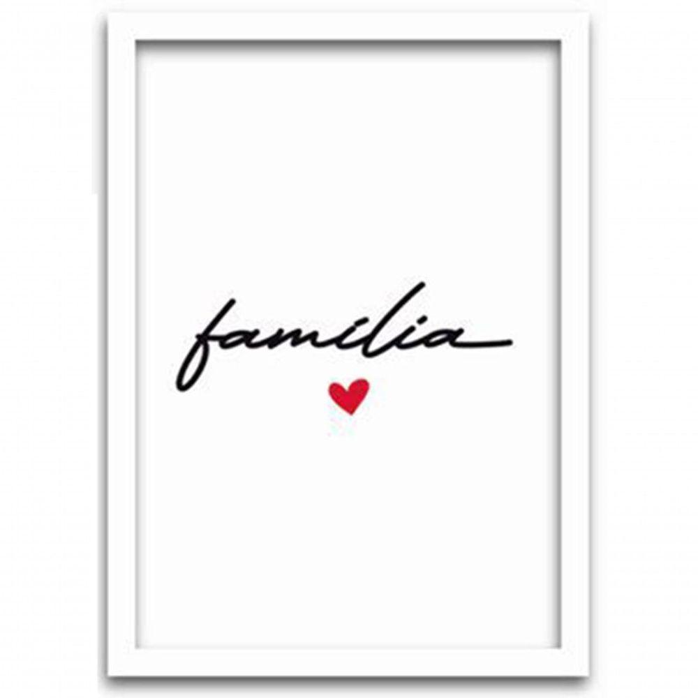 Conjunto Quadros Decorativos 4 pçs MDF 30x40 Amor Familia 2 - 4