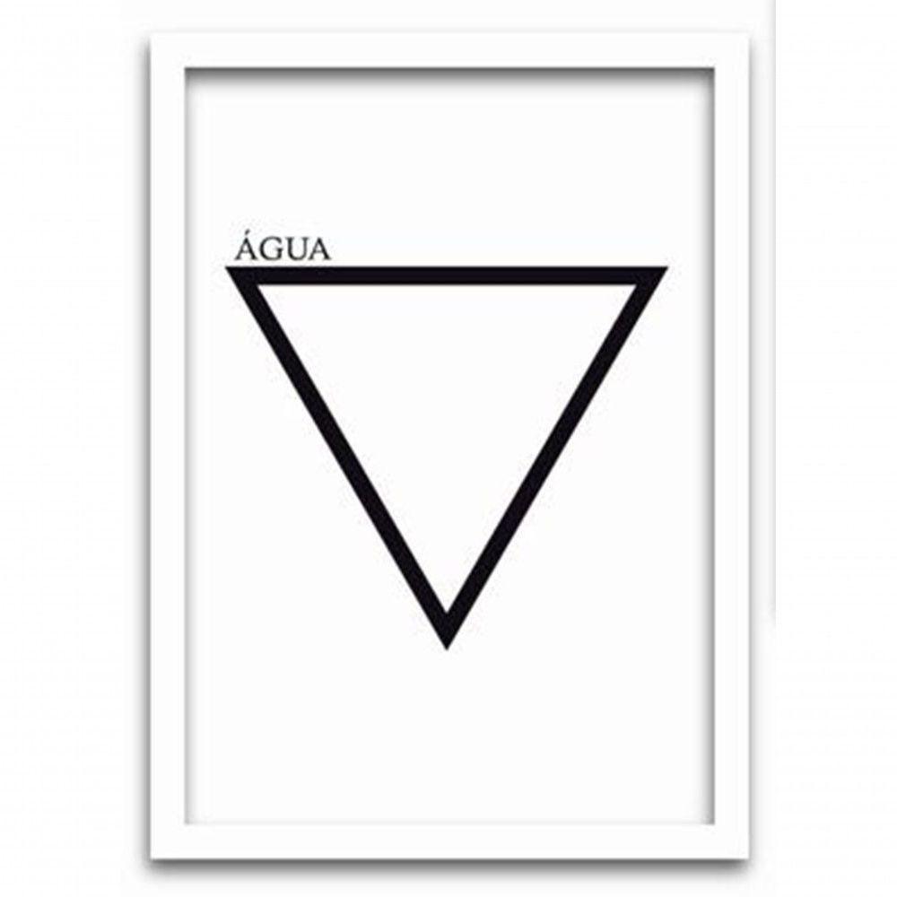 Conjunto Quadros Decorativos 4 peças MDF 20x30 Elementos - 7