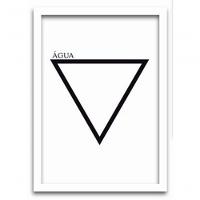 Conjunto Quadros Decorativos 4 peças MDF 20x30 Elementos - 13