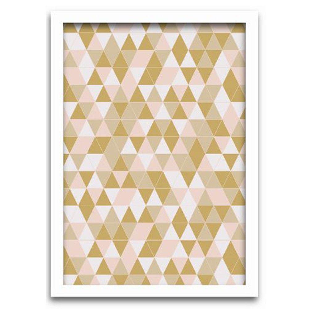 Conjunto Quadros Decorativos 3 pçs 20x30 Formas Geométricas - 9