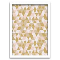 Conjunto Quadros Decorativos 3 pçs 20x30 Formas Geométricas - 9