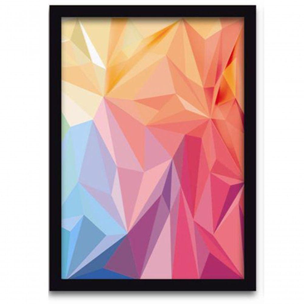 Conjunto Quadros Decorativos 3 peças MDF 30x45 Frases Formas - 6