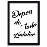 Conjunto Quadros Decorativos 3 peças MDF 30x45 Frases Formas - 9