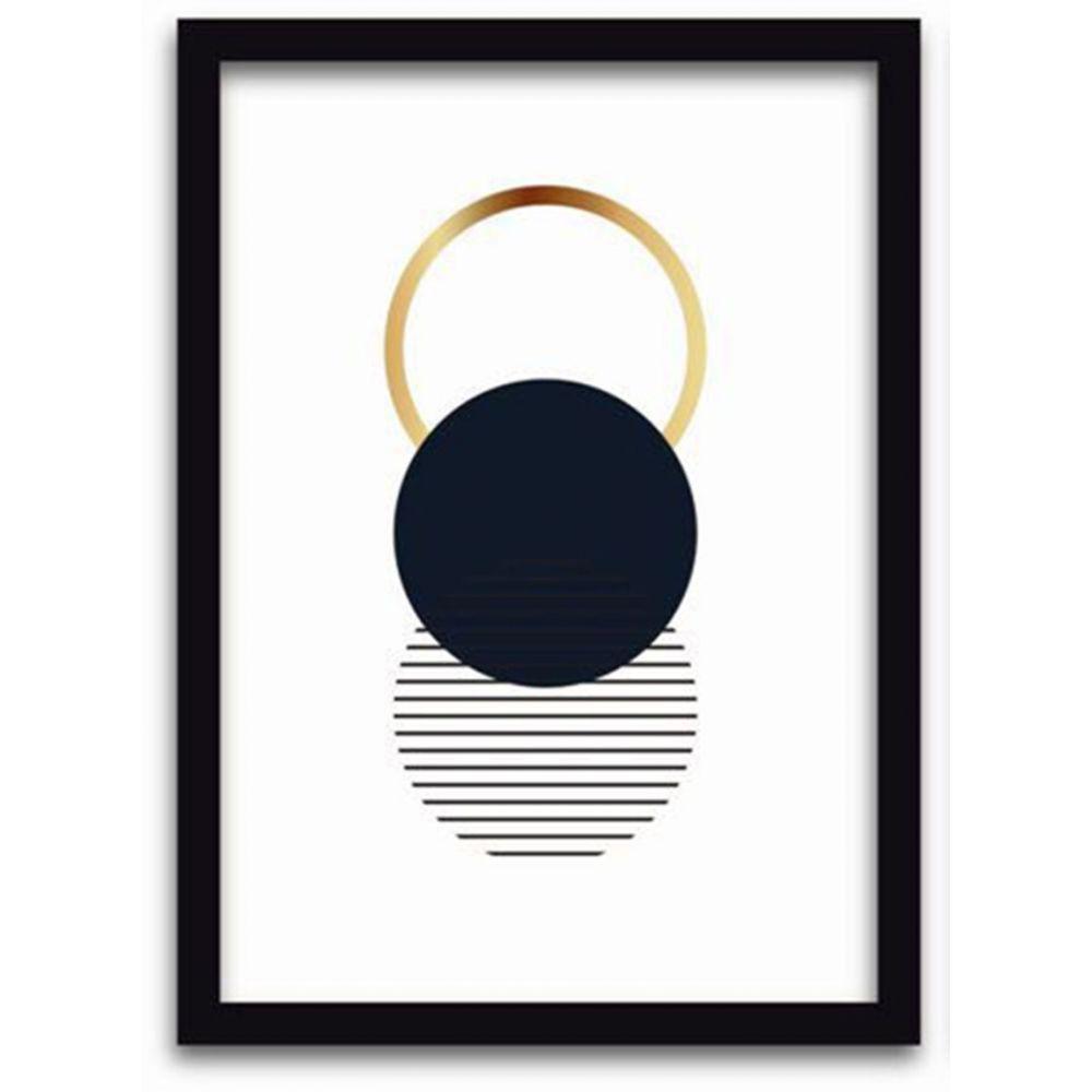 Conjunto Quadros Decorativos 3 peças MDF 30x40 Formas 2 - 3