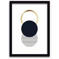 Conjunto Quadros Decorativos 3 peças MDF 30x40 Formas 2 - 5