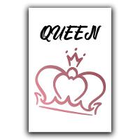 Kit Placas Quadros Decorativos 2 pçs 40x60 Rei e Rainha - 6