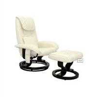 Poltrona De Massagem Louisiana Rivatti Com Apóio Para Pés Revestimento Creme - 1