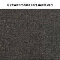 Poltrona Com Braço Luck Algodão Marrom Madeira Cedro Corda Plana Poliéster Prata - 2