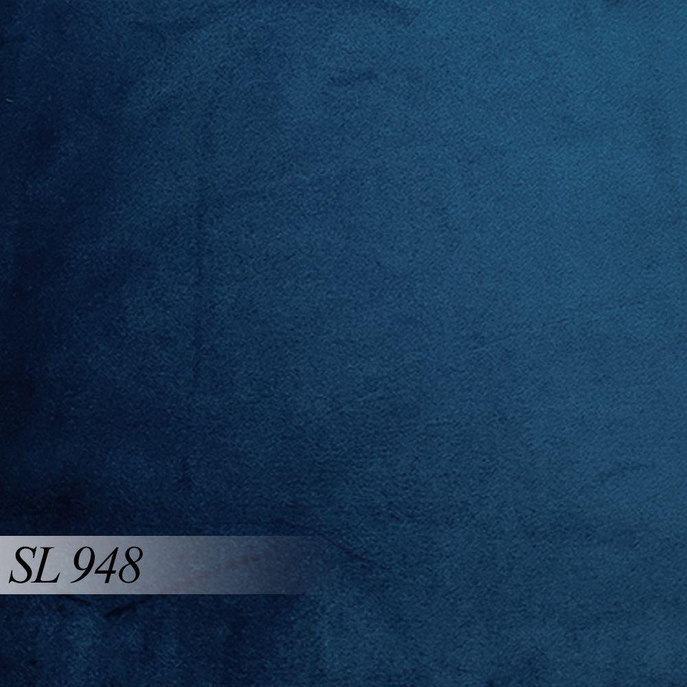 Poltrona Decorativa Sala De Estar Adam Veludo Azul Marinho G45 - Gran Belo - 5