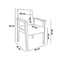 Poltrona Eloisa Suede Base De Madeira Castanho - D'Rossi Azul Turquesa