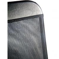 Poltrona Presidente Base Cromada Linha Tela Mesh Bege - 3