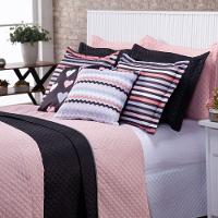 Kit Cobre Leito Sophia Dupla Face C/ Almofadas King 07 Peças - 5