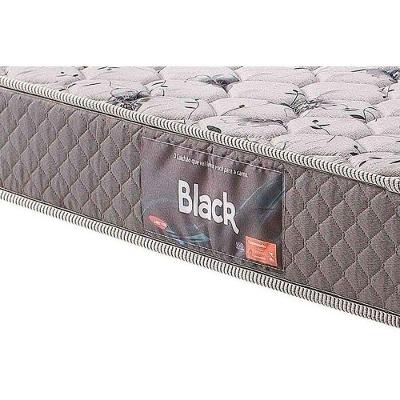 Cama Box Queen: Colchão Anatômico Herval D28/AG65 Black + Base CRC Suede Clean(158x198)