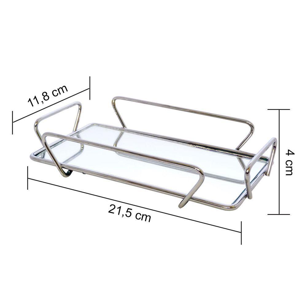 Bandeja Any Cromada 10x20 Cm Hara - 3