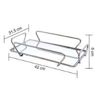 Bandeja Any Cromada 30x40 Cm Hara