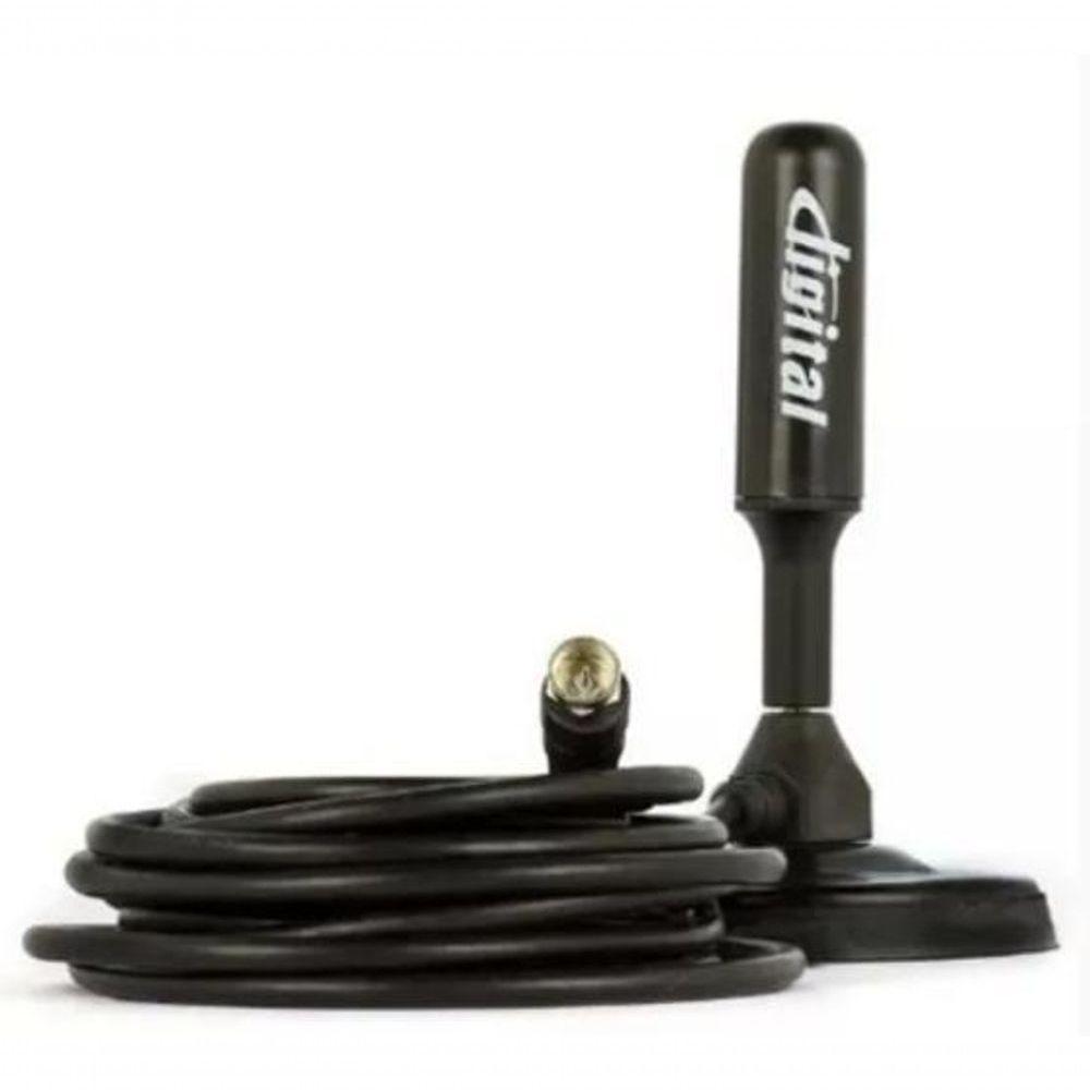 Antena Digital Hdtv Interna /Externa Cabo 5 Metros - 3