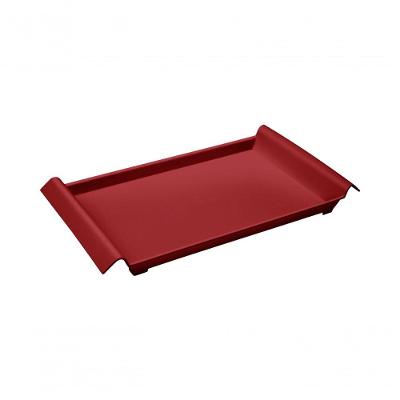Bandeja Casual Pequena 34 X 19 X 3,8 Cm Vermelho Bold Coza
