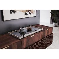 Bandeja Espelhada Laqueada com Alça Preta TNA Decor - 6