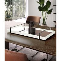 Bandeja Espelhada Laqueada com Alça Cromada - 7