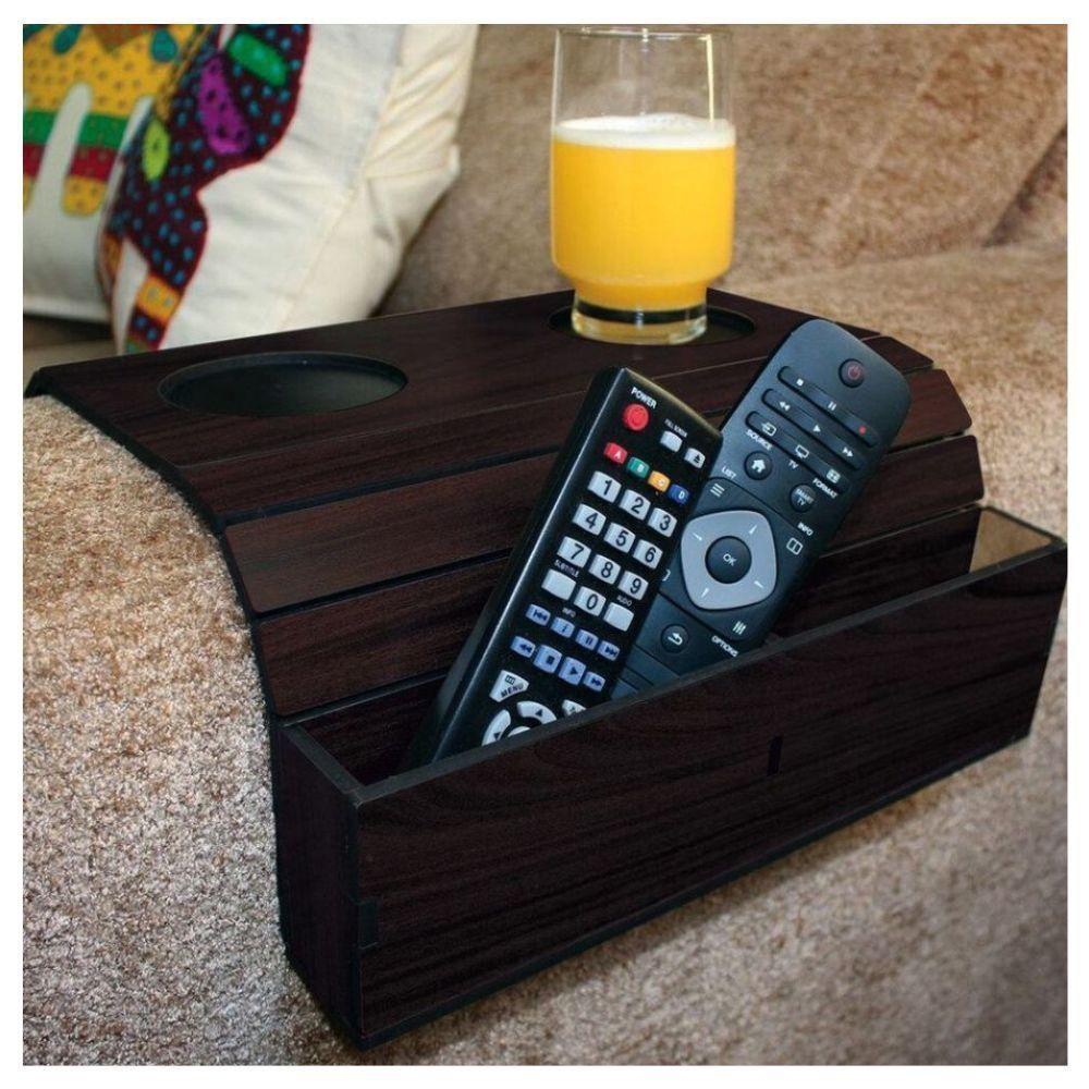 Bandeja Esteira p/ Braço de Sofá com Porta Copos e Controles - 4