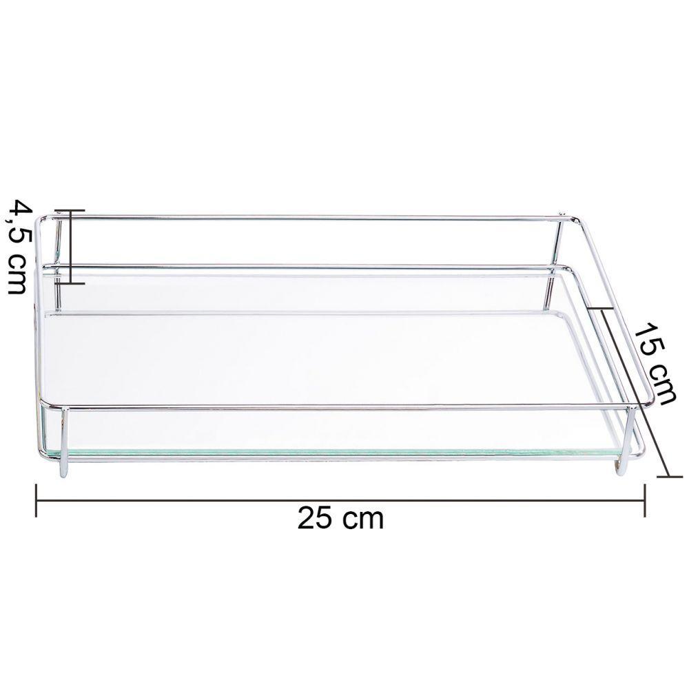 Bandeja Hara Fence Cromada 15 X 25cm - 4