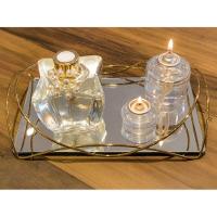 Bandeja Isabela Dourada 15 X 25 Cm Hara - 8