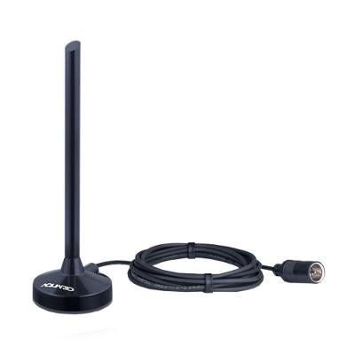 Antena Interna/ Externa Aquario Dtv-100P Vhf/ Uhf/ Fm/ Hdtv/ 4K Cabo 2,5M