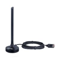 Antena Interna/ Externa Aquario Dtv-100P Vhf/ Uhf/ Fm/ Hdtv/ 4K Cabo 2,5M - 1