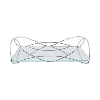 Bandeja Isabela Cromada 15 X 25 Cm Hara