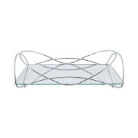 Bandeja Isabela Cromada 15 X 25 Cm Hara - 1