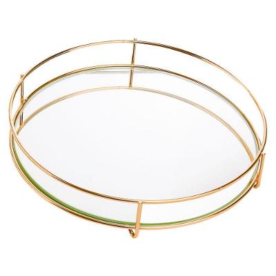 Bandeja Hara Fence Golden Redonda 20cm