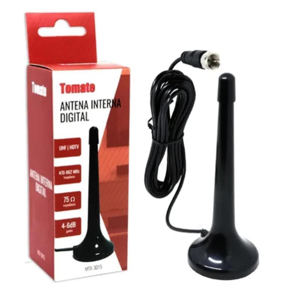 Antena Interna Tv Digital Original Cabo 3 Metros - 1