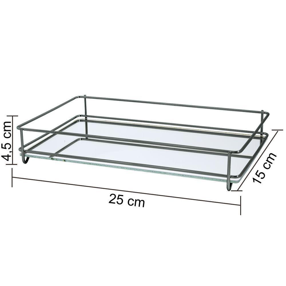 Bandeja Hara Fence Black Matte 15x25cm - 3