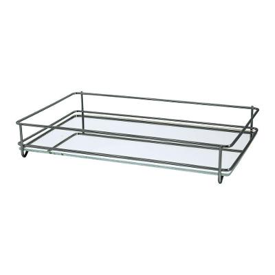 Bandeja Hara Fence Black Matte 15x25cm