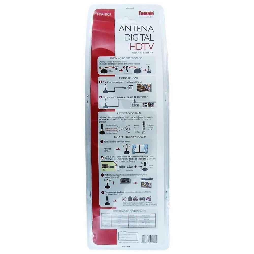 Antena Interna Externa Hd Para Tv Televisao Digital Veicular - 2