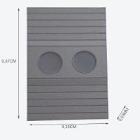 Bandeja Esteira Para Braço De Sofá De Couro Preto Com Porta Copos - 4